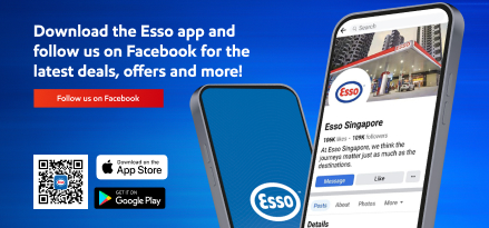 Download esso app and follow us on facebook