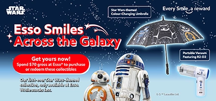 Esso Smiles across the galaxy