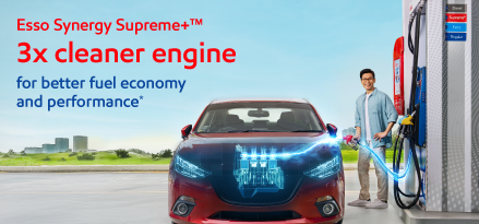 Esso Synergy Supreme 3x cleaner engine