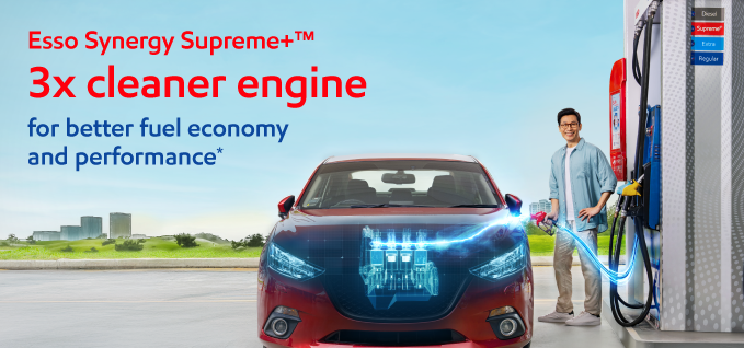 Esso Synergy Supreme 3x cleaner engine