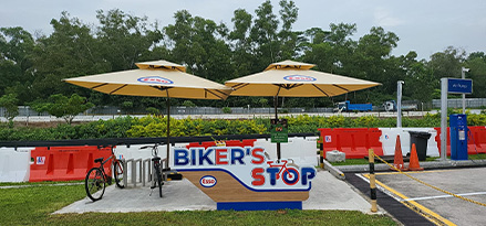 Biker’s Shop at selected Esso stations